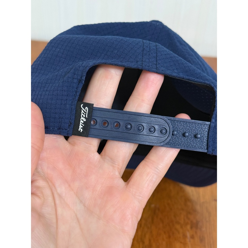 Titleist Navy Snapback Golf Hat Cap Polyester Logo Unisex Adults - Picture 5 of 10
